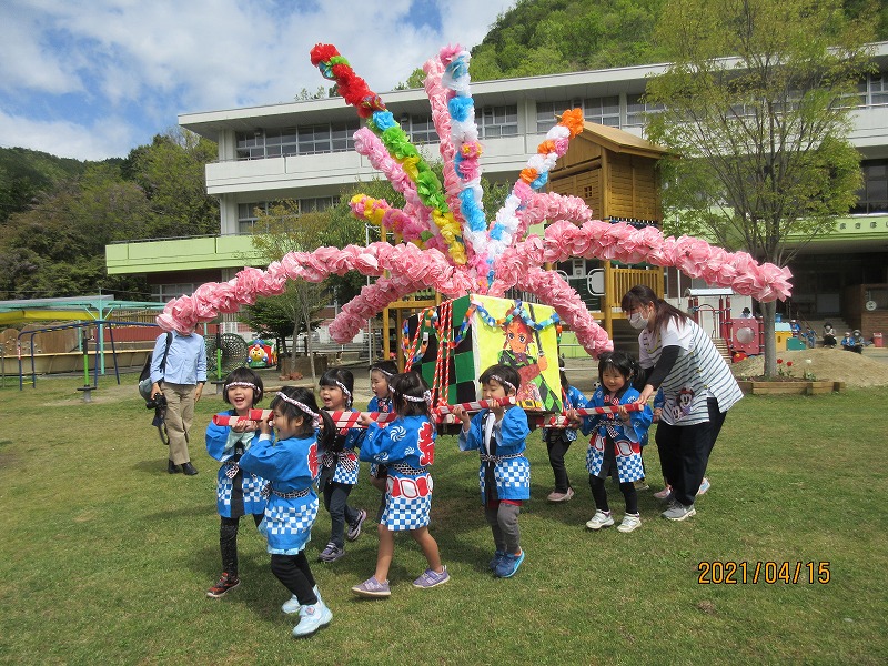 花みこし 下牧こども園